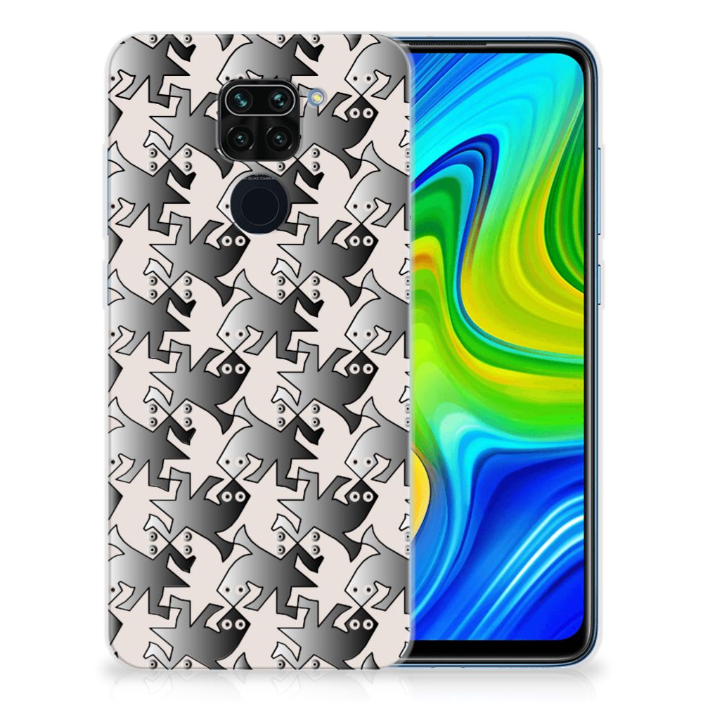 Xiaomi Redmi Note9 TPU Hoesje Salamander Grey