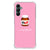 Samsung Galaxy A14 5G/4G Beschermhoes Nut Boyfriend met schattig Nut pot design op een roze achtergrond.