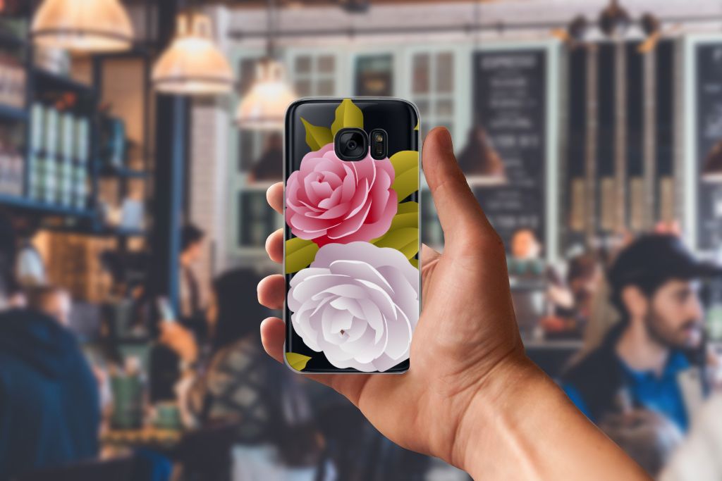 Samsung Galaxy S7 TPU Case Roses