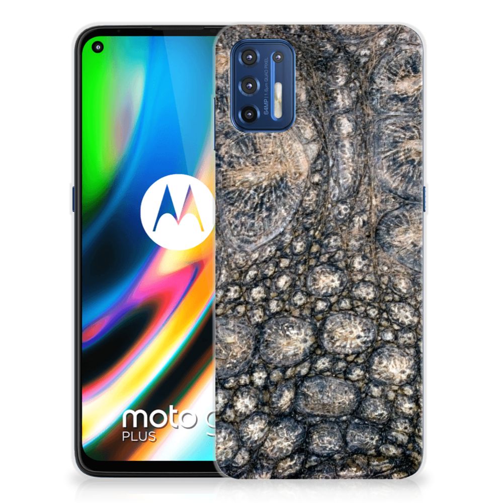 Motorola Moto G9 Plus TPU Hoesje Krokodillenprint B2C Telecom