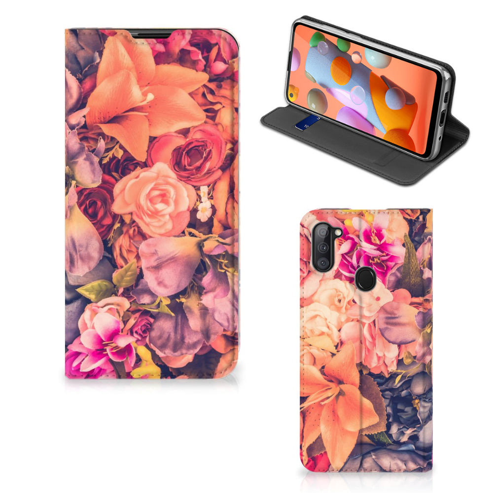 Samsung Galaxy M11 | A11 Smart Cover Bosje Bloemen