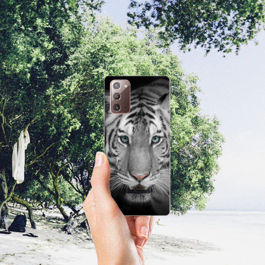Samsung Note 20 TPU Hoesje Tijger
