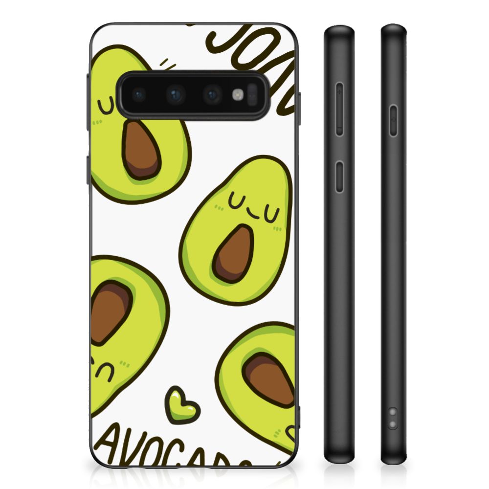 Samsung Galaxy S10 Bumper Hoesje Avocado Singing