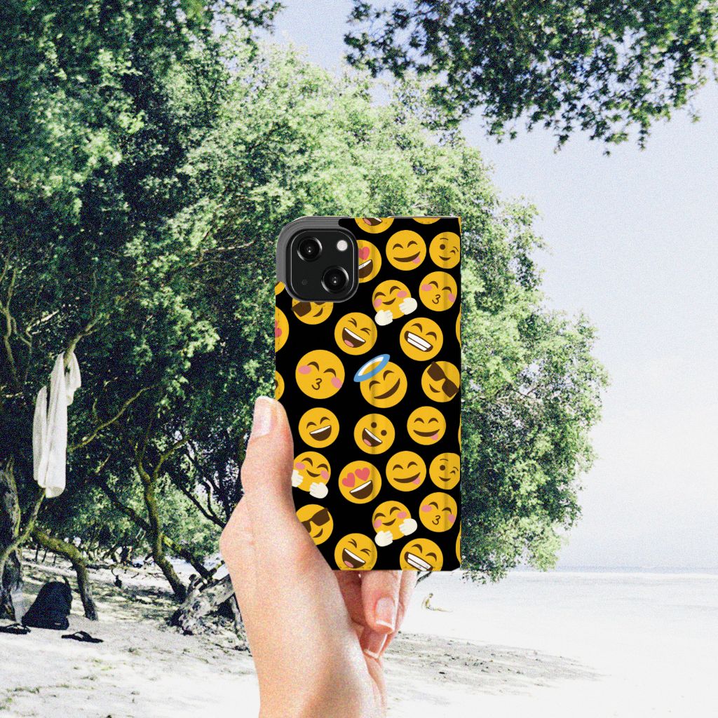 iPhone 13 Hoesje met Magneet Emoji