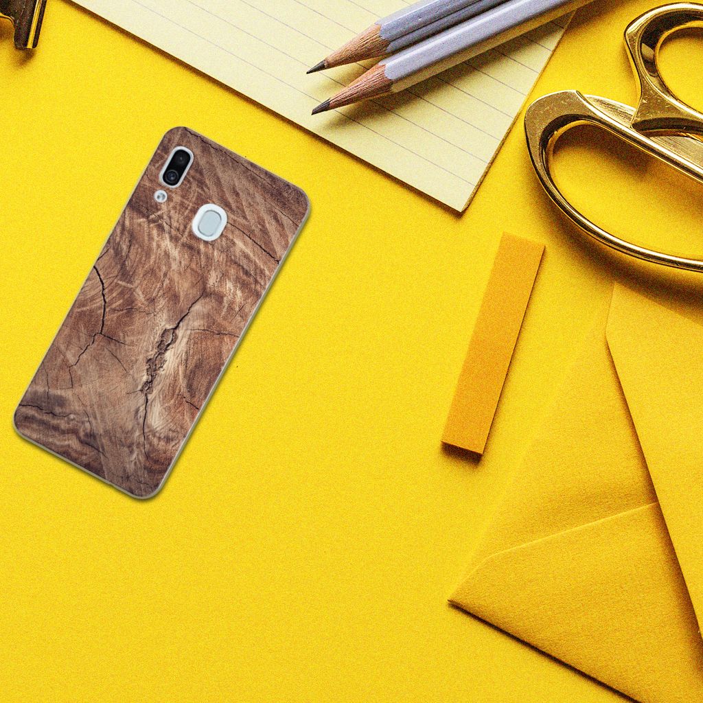 Samsung Galaxy A30 Bumper Hoesje Tree Trunk