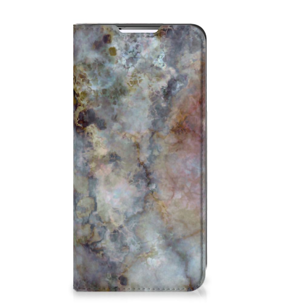 Samsung Galaxy S22 Plus Standcase Marmer Grijs - B2C Telecom