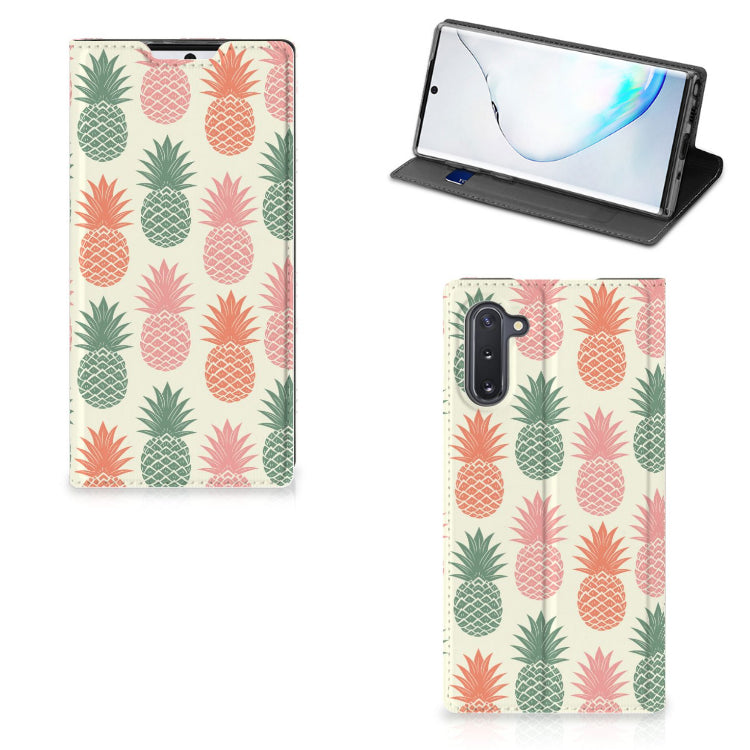 Samsung Galaxy Note 10 Flip Style Cover Ananas