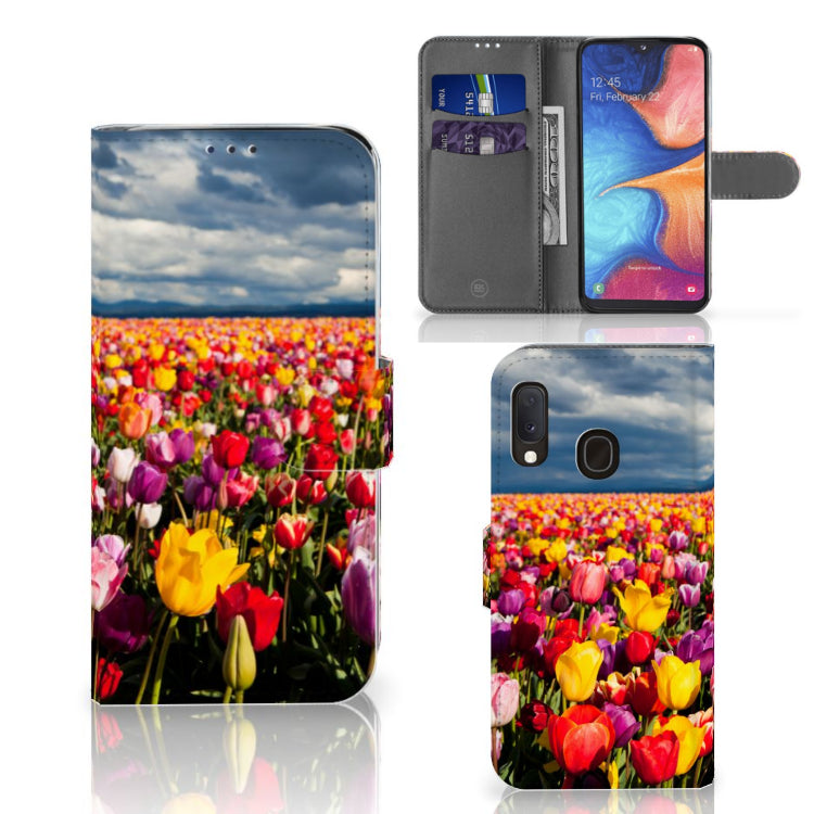 Samsung Galaxy A20e Hoesje Tulpen