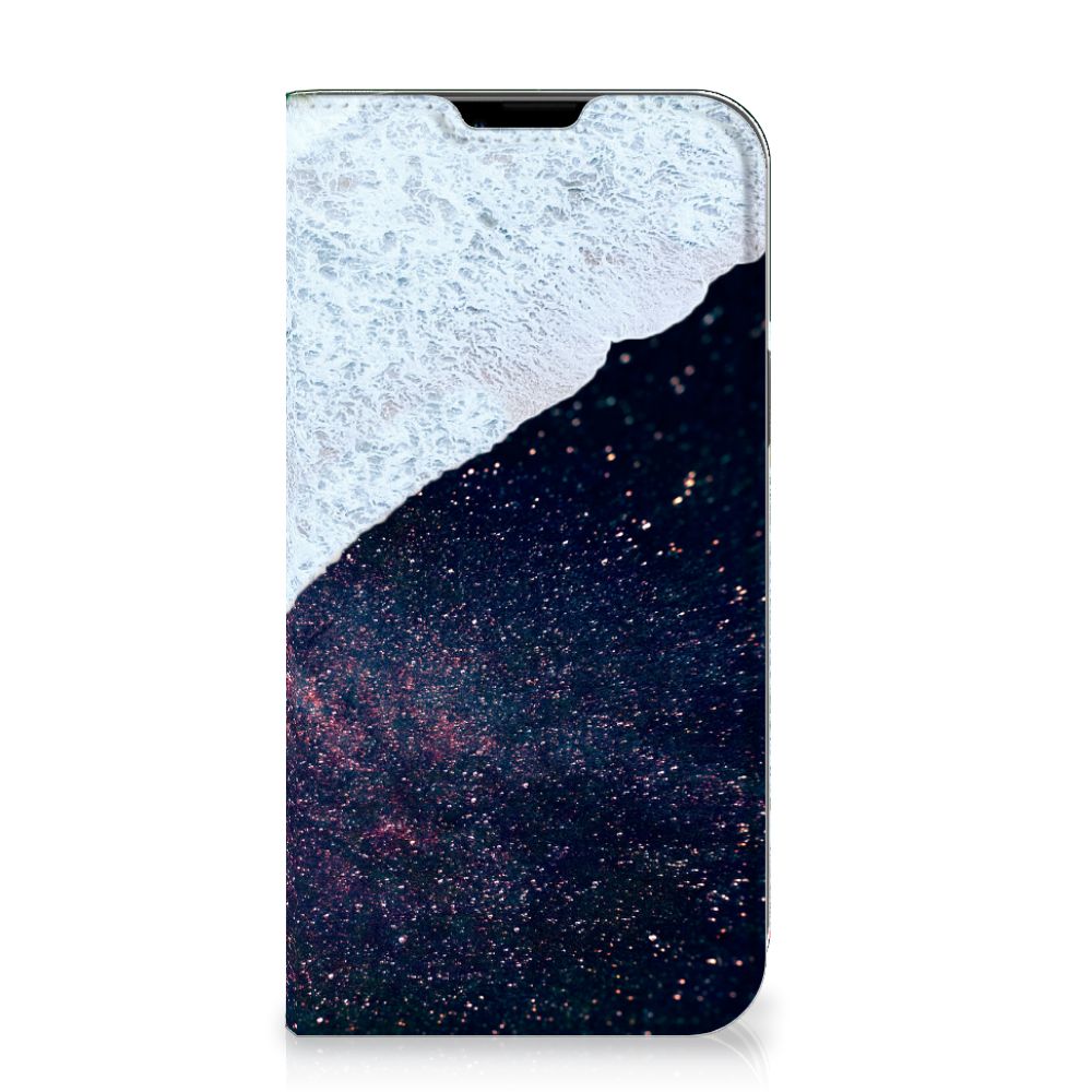 iPhone 14 Plus Stand Case Sea in Space