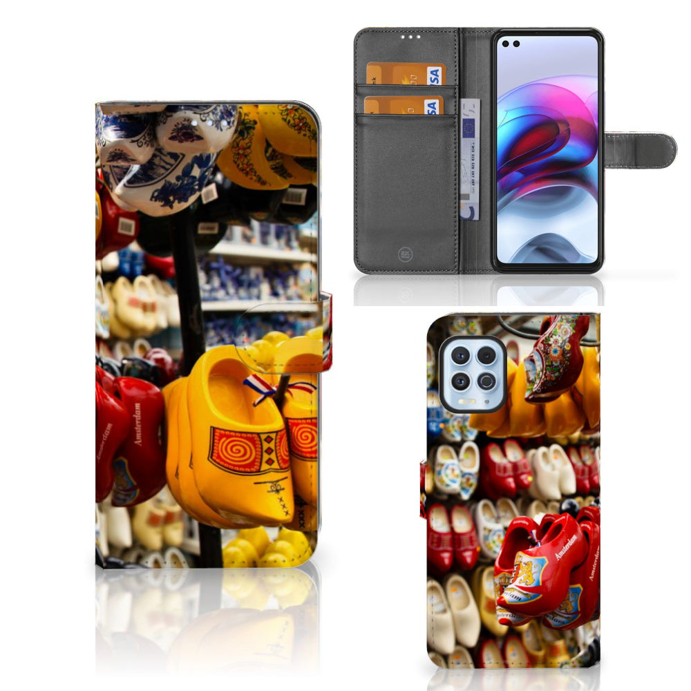 Motorola Moto G100 Flip Cover Klompen