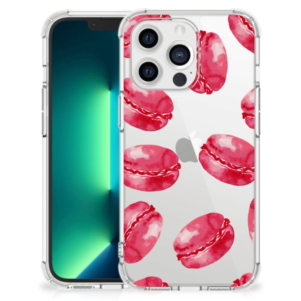 iPhone 13 Pro Max Beschermhoes Pink Macarons - B2C Telecom