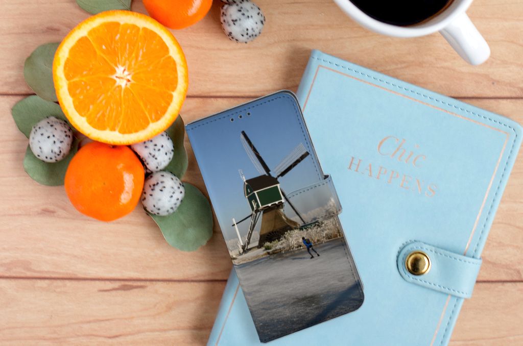 OPPO A91 | Reno3 Flip Cover Schaatsers