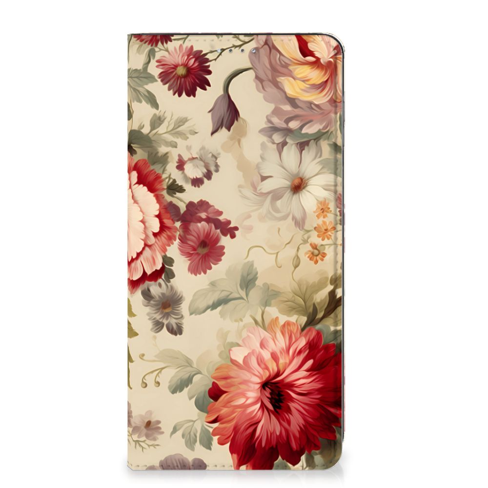 Smart Cover voor OPPO A17 Bloemen