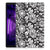 Lenovo Tab M10 HD (2de generatie) Siliconen Hoesje Black Flowers - B2C Telecom