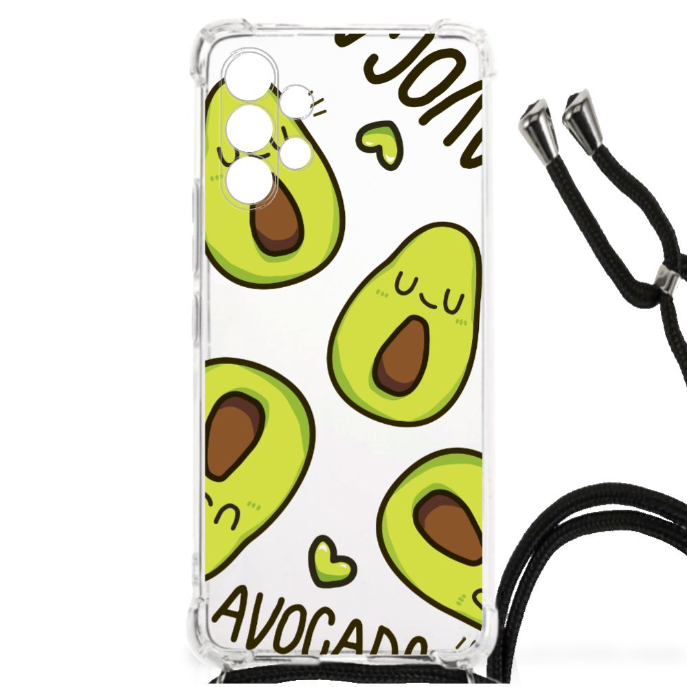 Samsung Galaxy A13 4G Stevig Bumper Hoesje Avocado Singing