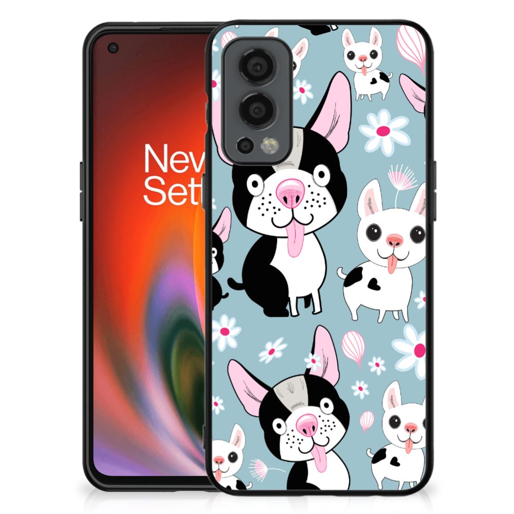 OnePlus Nord 2 Dierenprint Telefoonhoesje Hondjes B2C Telecom