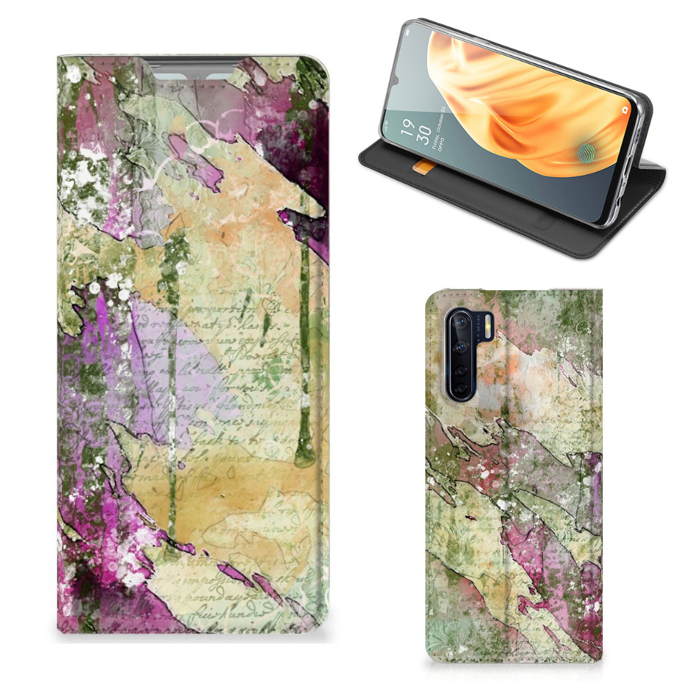 Bookcase OPPO Reno3 | A91 Letter Painting - B2C Telecom