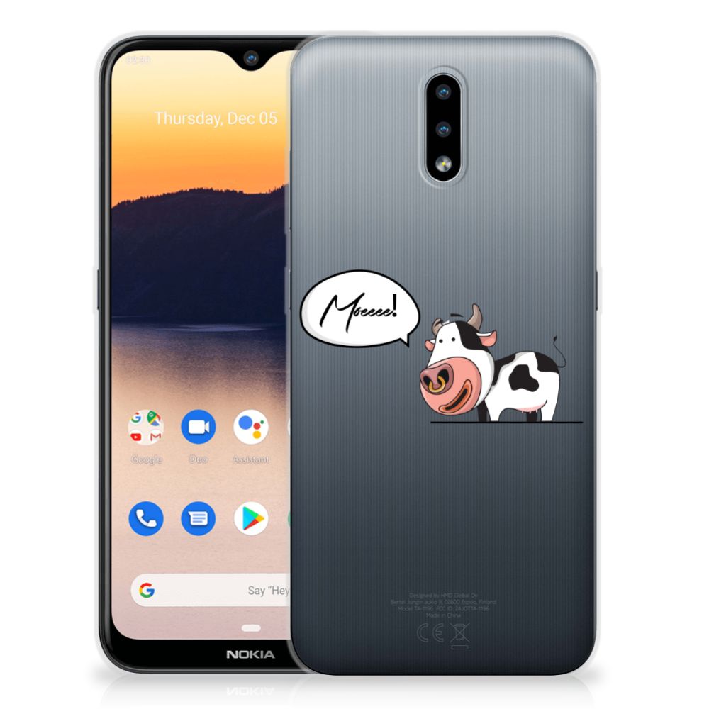 Nokia 2.3 Telefoonhoesje met Naam Cow