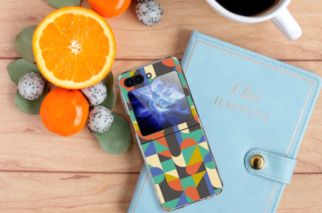 Samsung Galaxy Z Flip 5 TPU bumper Funky Retro