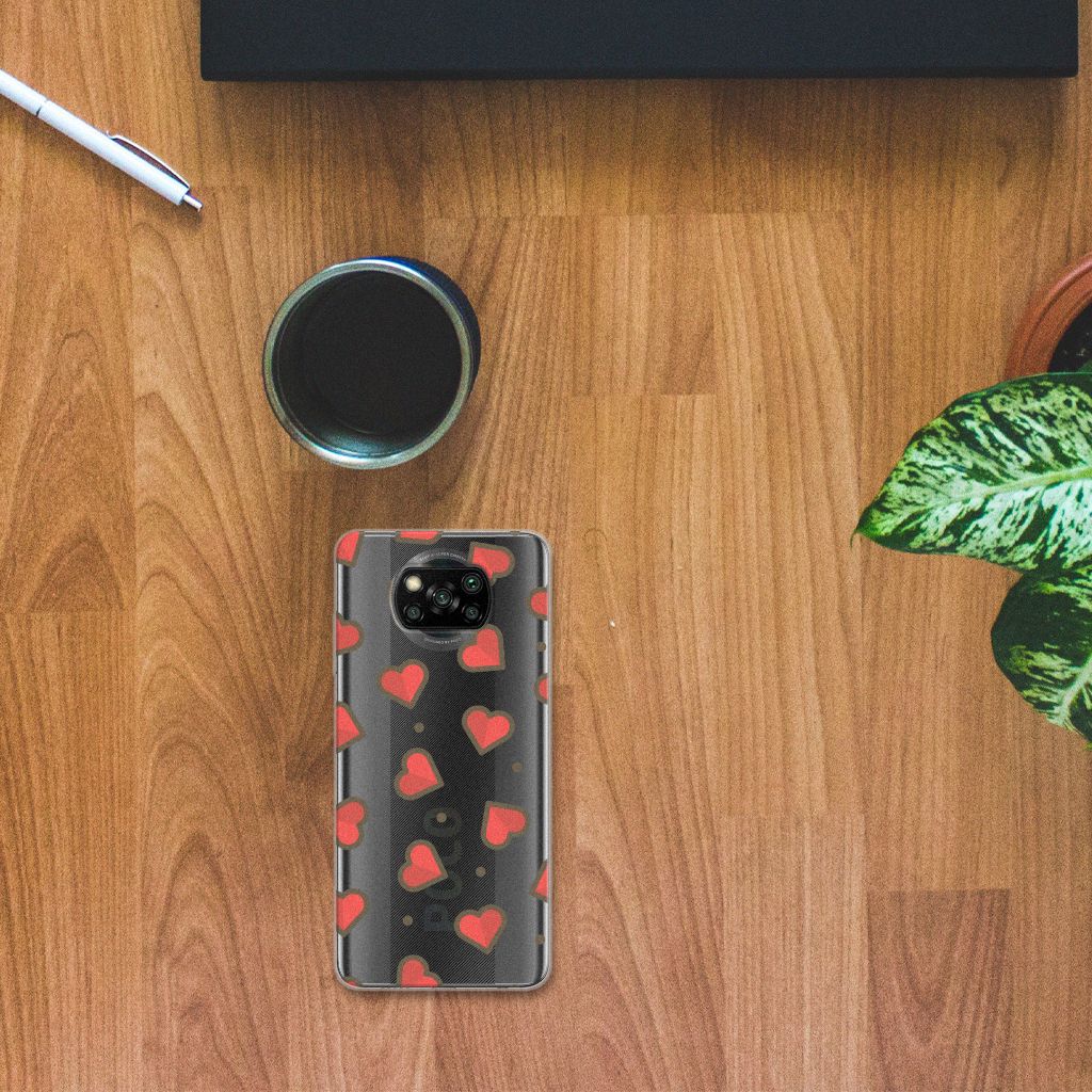 Xiaomi Poco X3 | Poco X3 Pro TPU bumper Hearts B2C Telecom