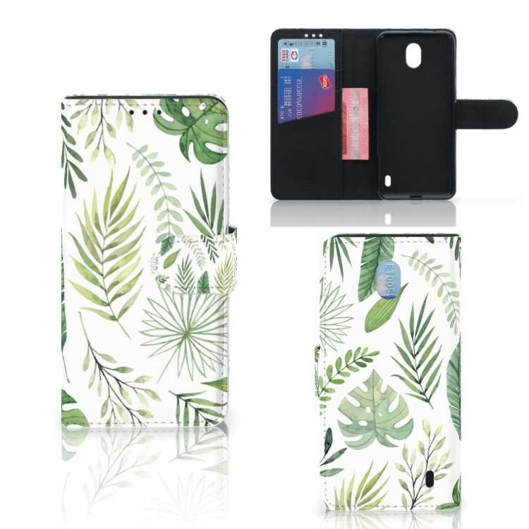 Nokia 1 Plus Hoesje Leaves