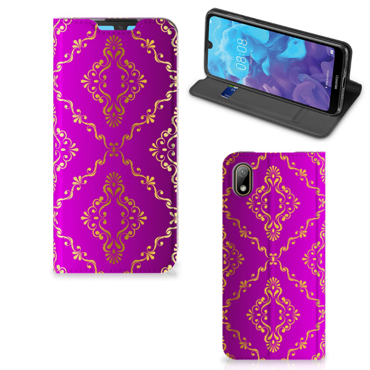Telefoon Hoesje Huawei Y5 (2019) Barok Roze - B2C Telecom
