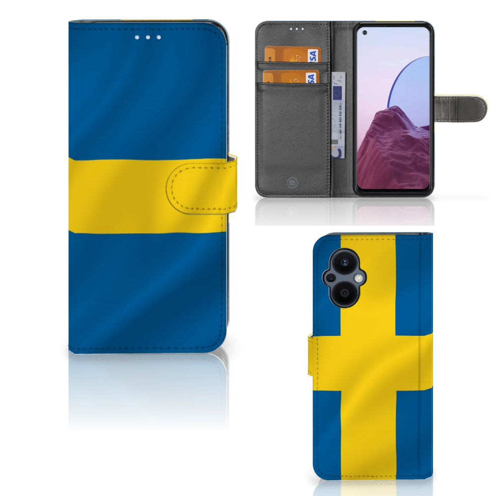 OPPO Reno 8 Lite | OnePlus Nord N20 Bookstyle Case Zweden