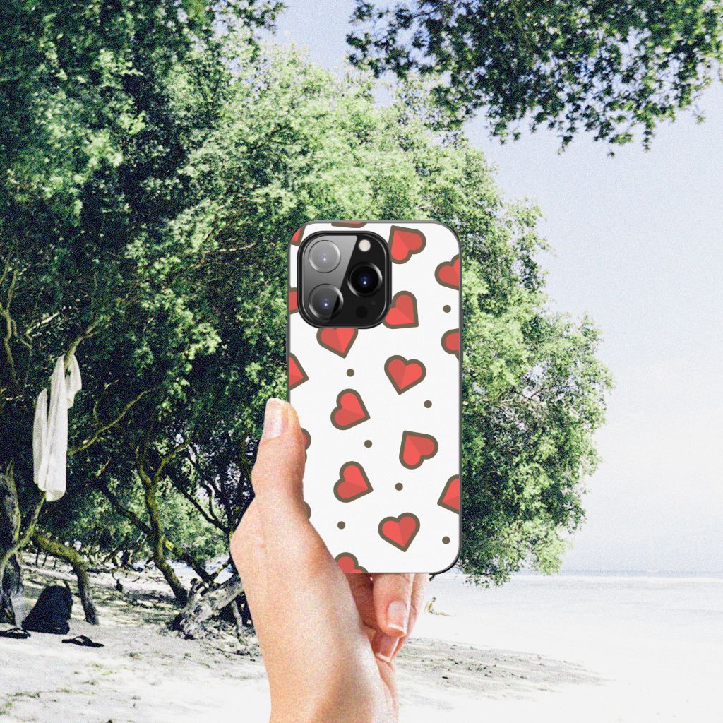 iPhone 14 Pro Back Case Hearts B2C Telecom