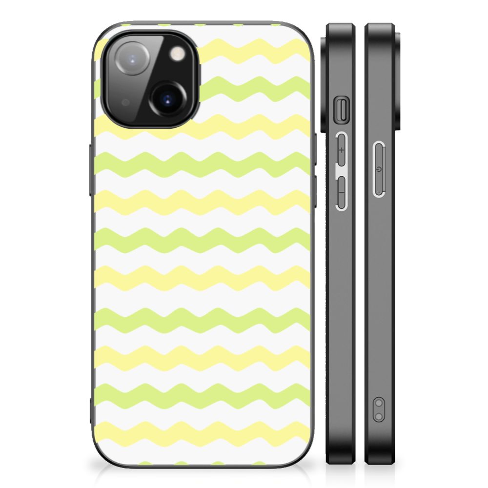 Apple iPhone 13 | iPhone 14 Back Case Waves Yellow