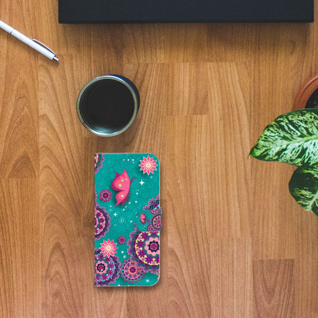 Samsung Galaxy S10 Plus Hoesje Cirkels en Vlinders