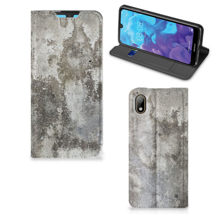 Huawei Y5 (2019) Standcase Beton Print - B2C Telecom