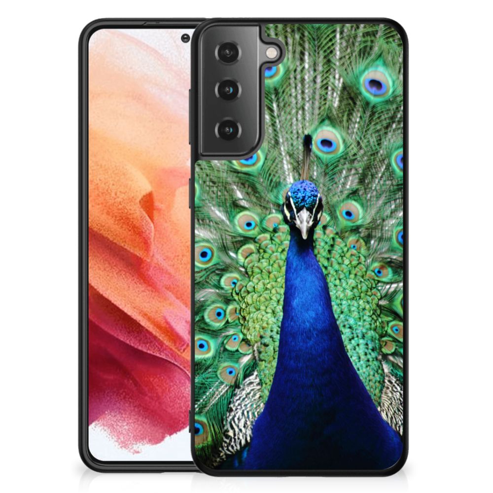 Samsung Galaxy S21 Dierenprint Telefoonhoesje Pauw