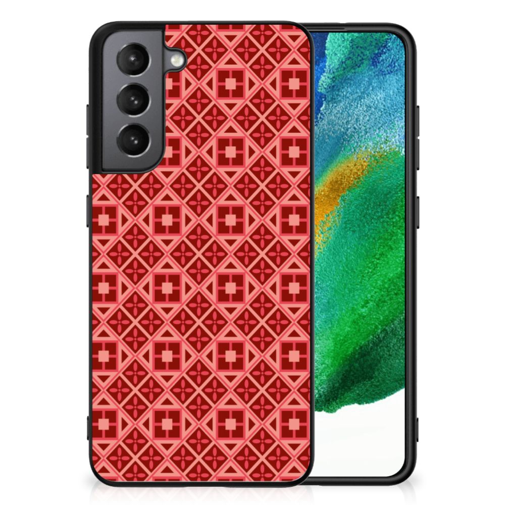 Samsung Galaxy S21FE Back Case Batik Rood