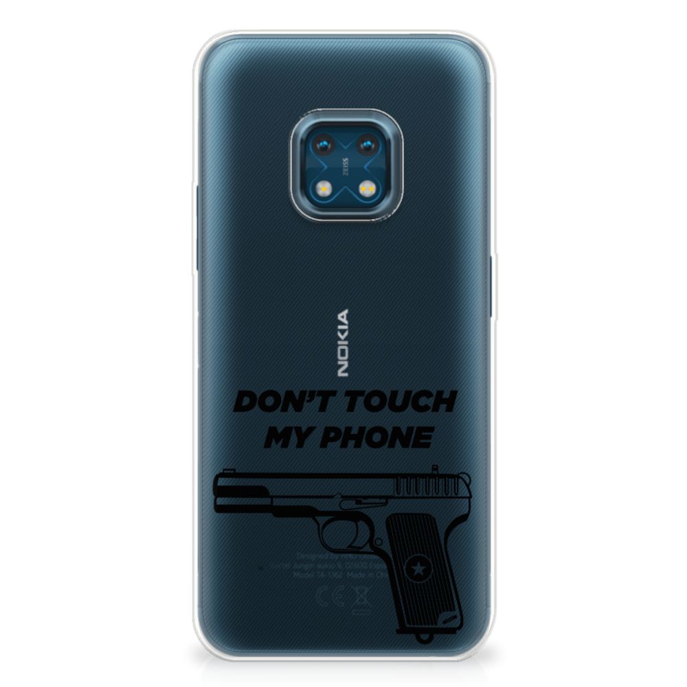 Nokia XR20 Silicone-hoesje Pistol DTMP