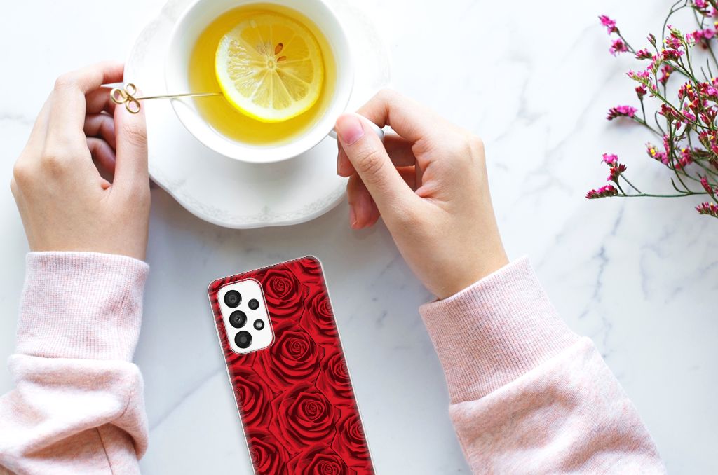 Samsung Galaxy A33 5G TPU Case Red Roses B2C Telecom
