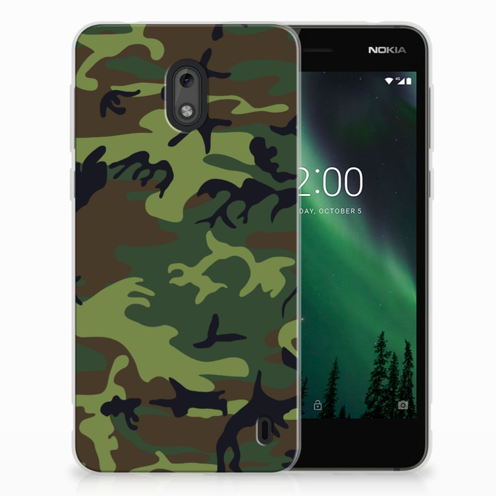 Nokia 2 TPU bumper Army Dark