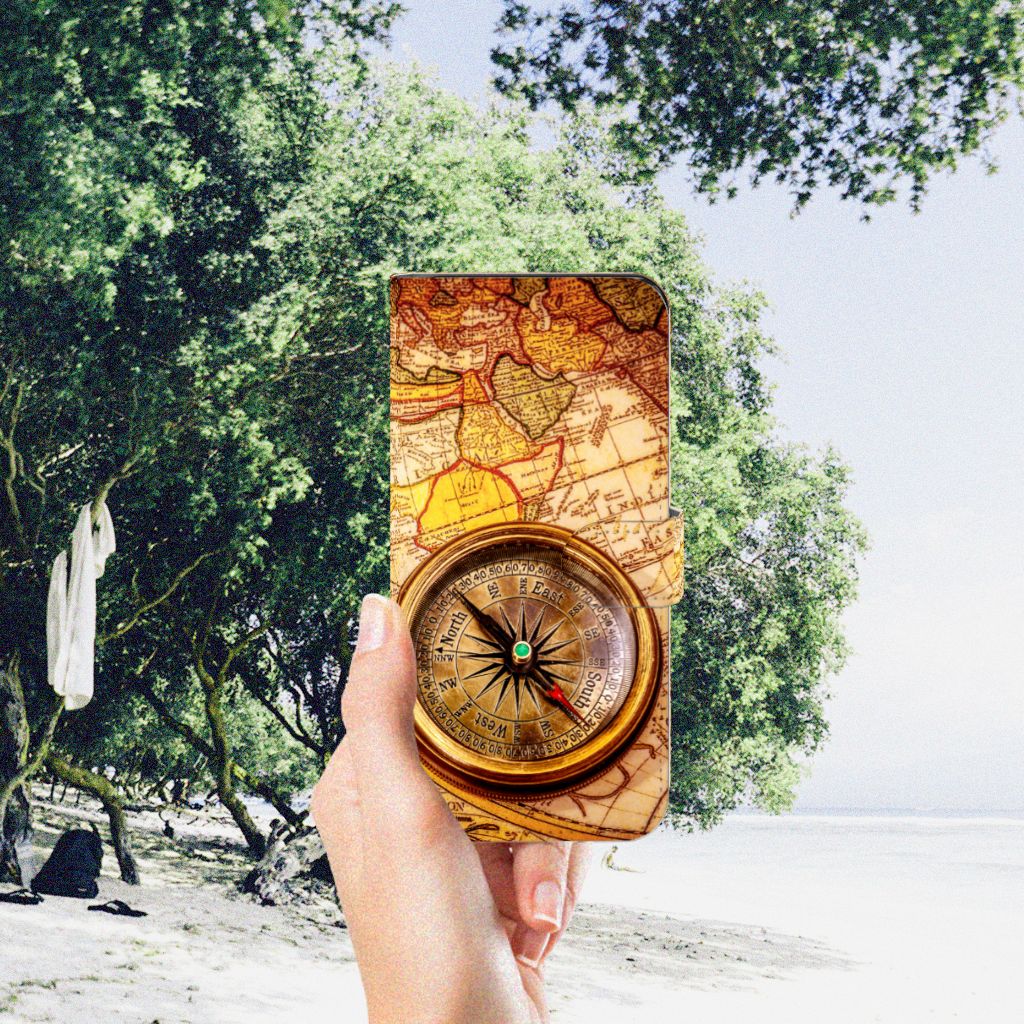 Motorola Moto G53 Flip Cover Kompas