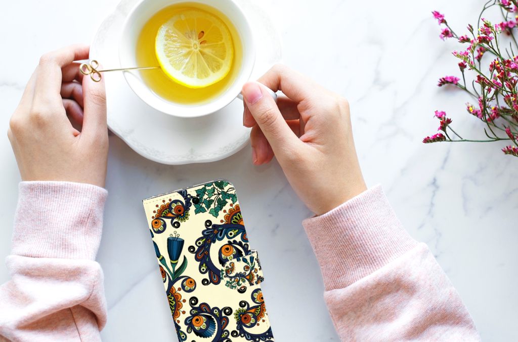 Wallet Case Samsung Galaxy S9 Plus Barok Flower