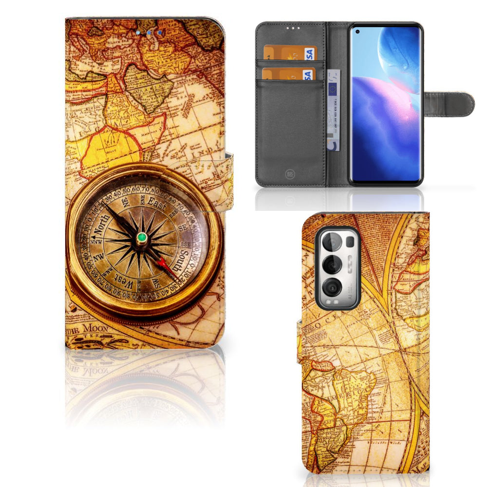 OPPO Find X3 Neo 5G Flip Cover Kompas