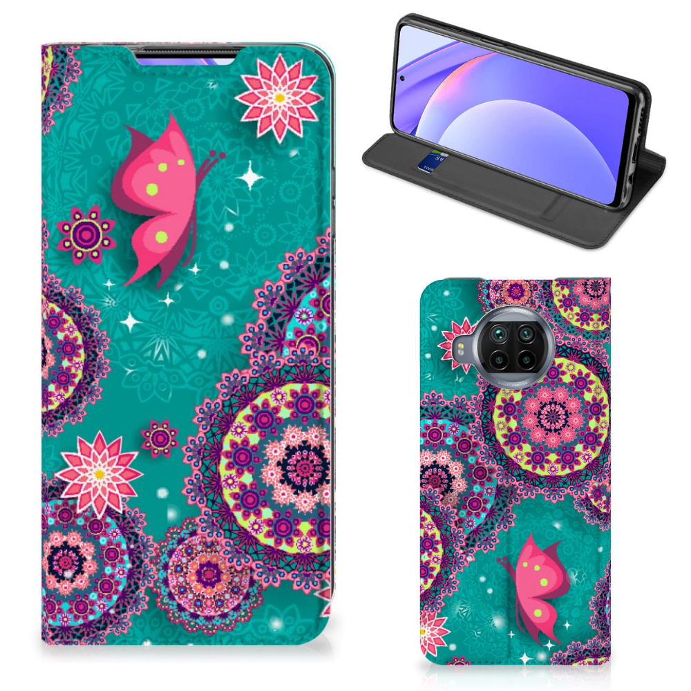 Xiaomi Mi 10T Lite Bookcase Cirkels en Vlinders - B2C Telecom