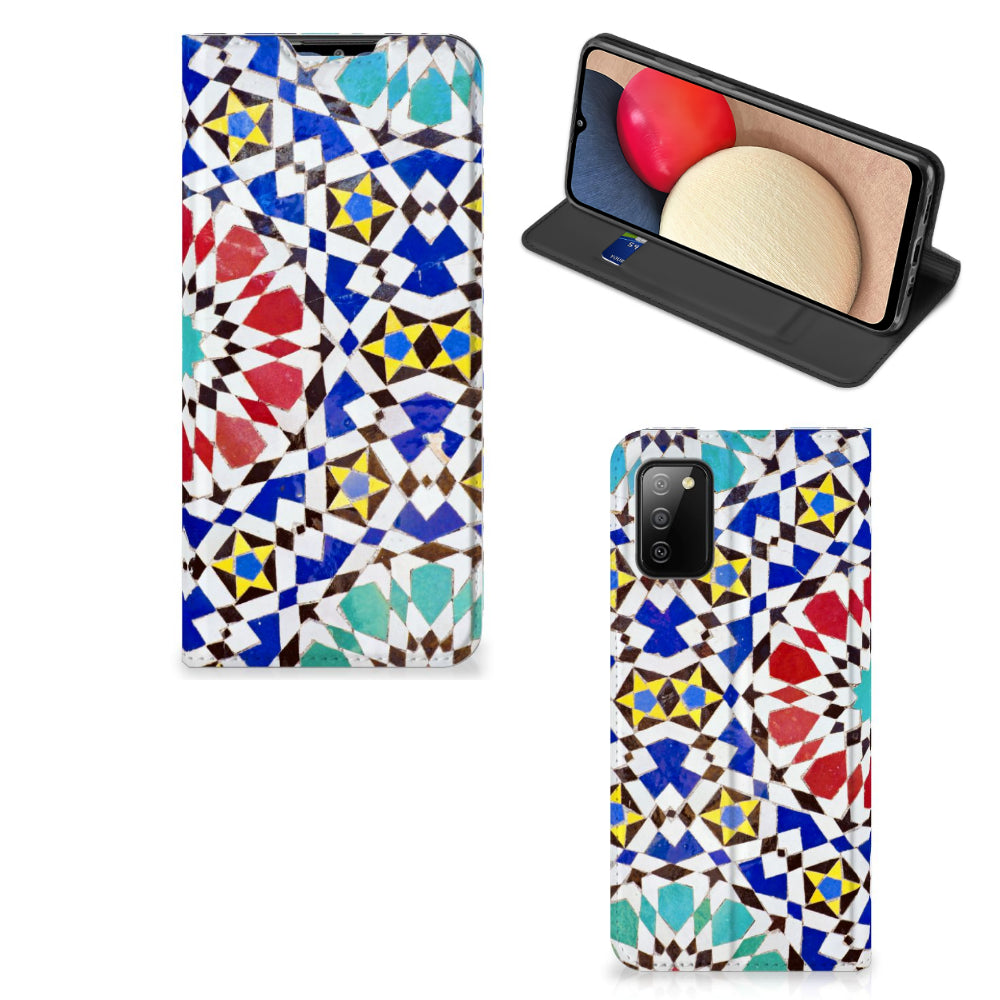 Samsung Galaxy M02s | A02s Standcase Mozaïek