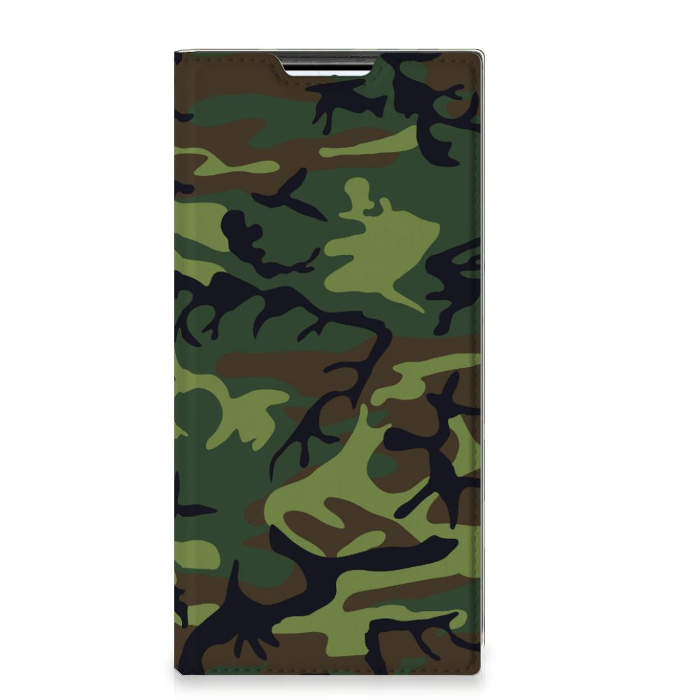 Samsung Galaxy S22 Ultra Hoesje met Magneet Army Dark - B2C Telecom
