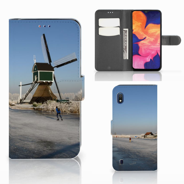 Samsung Galaxy A10 Flip Cover Schaatsers