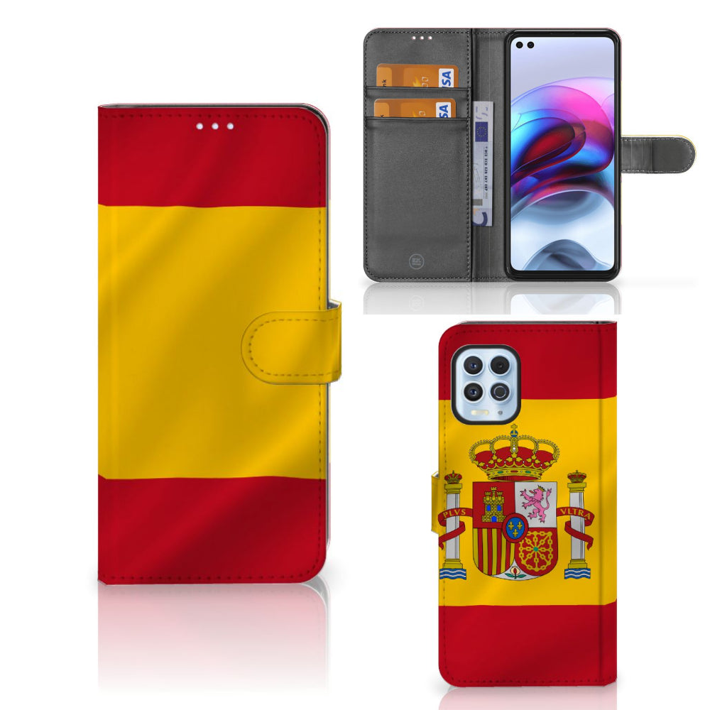 Motorola Moto G100 Bookstyle Case Spanje