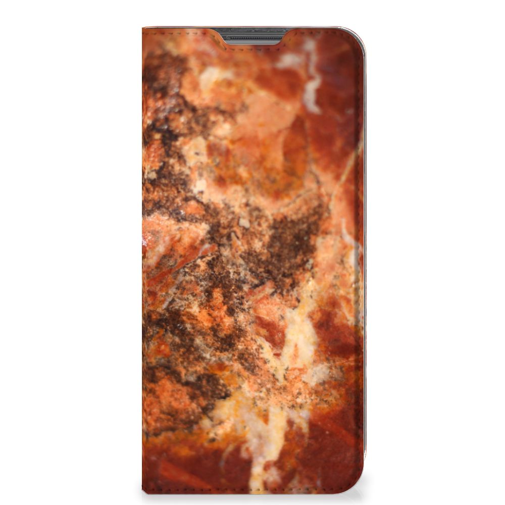 OPPO A96 | A76 Standcase Marmer Bruin - B2C Telecom