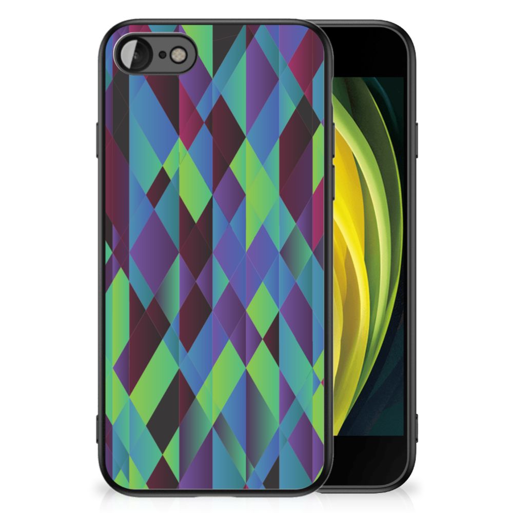 iPhone SE 2022 | SE 2020 | 7/8 Backcover Abstract Green Blue - Abstract design phone case for Apple devices.