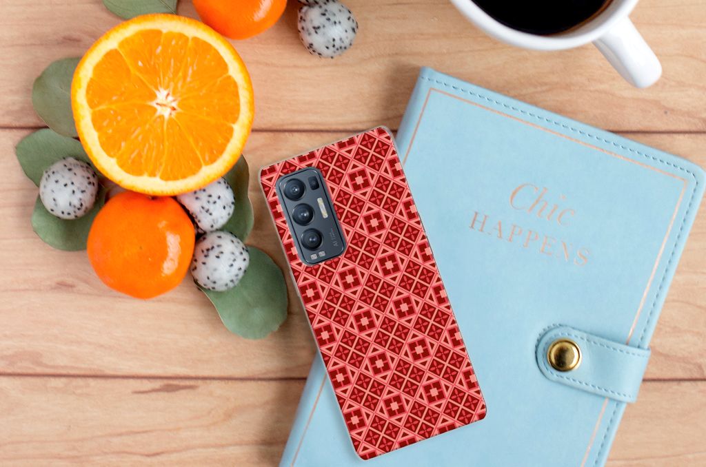 OPPO Find X3 Neo TPU bumper Batik Rood B2C Telecom
