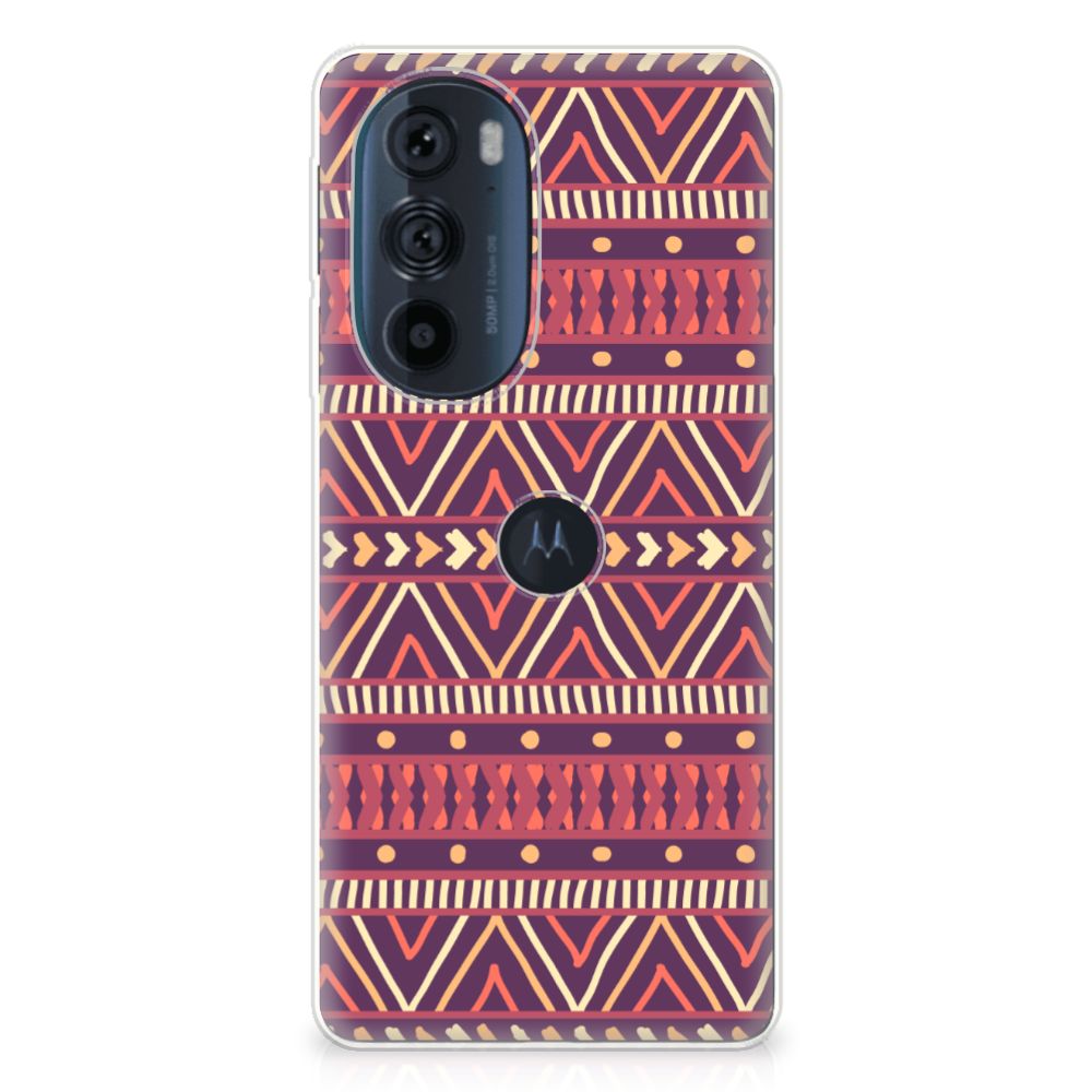 Motorola Edge 30 Pro TPU bumper Aztec Paars B2C Telecom
