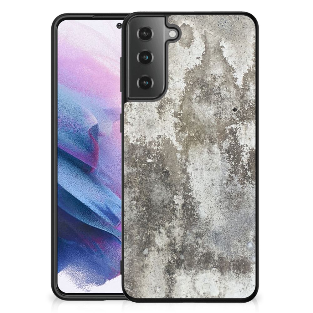 Samsung Galaxy S21 Plus Marmeren Print Telefoonhoesje Beton Print