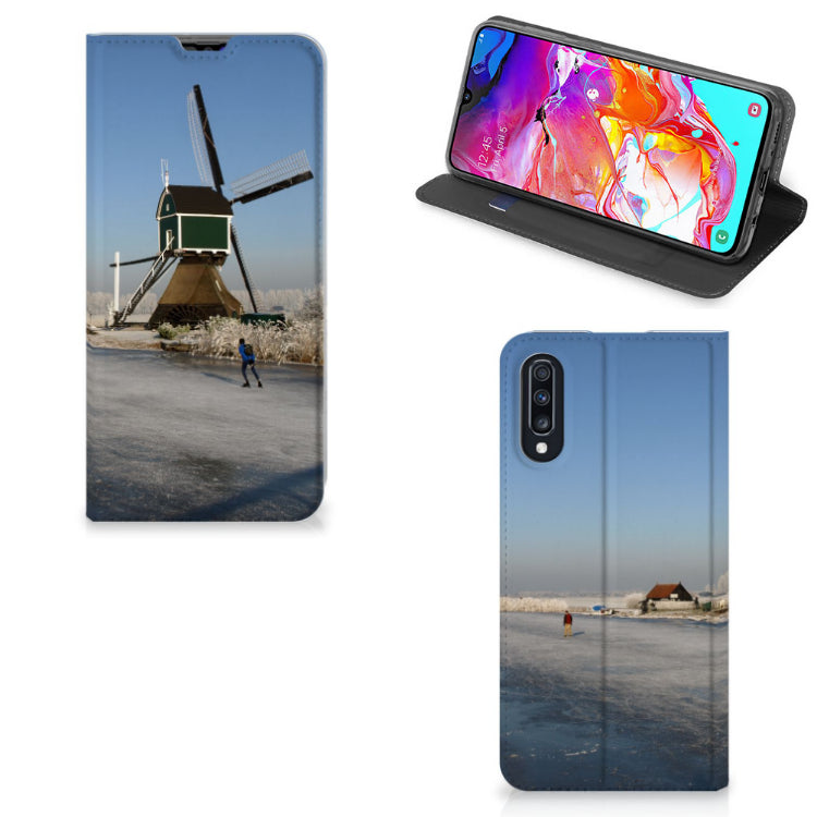 Samsung Galaxy A70 Book Cover Schaatsers
